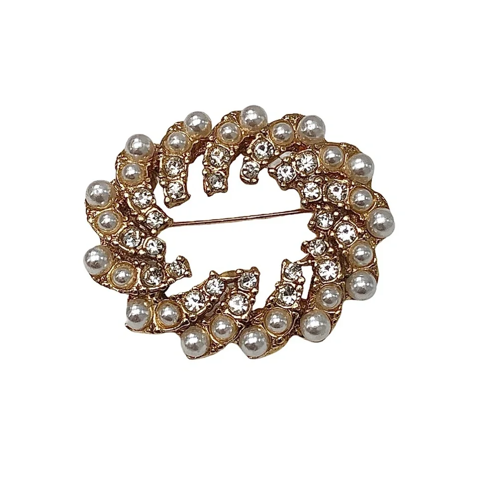 Vintage pearl crystal
